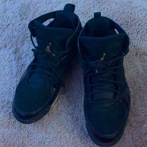 Jordan Flight Club 91 Black Metallic Gold